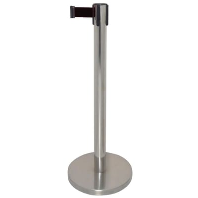 Bolero RVS Afzetpaal Met Zwart Lint 3m - Bolero GG724