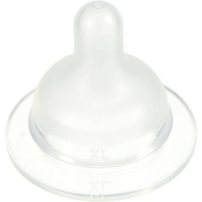 Difrax Flessenspeen Papspeen Wide/Breed - Maat XL - 1 stuk