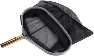 Zwembad Bladschepnet - Vijver Skimmer - Water Oppervlak Reinigen - Stevig Aluminium Frame - 42 x 47.5 cm - Zwart