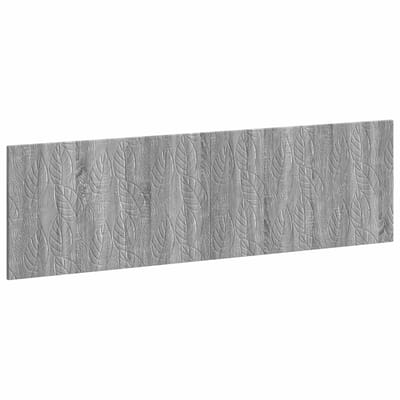 vidaXL - Wandgemonteerd - Hoofdbord - DELFT - Grijs - Sonoma - Bewerkt - hout
