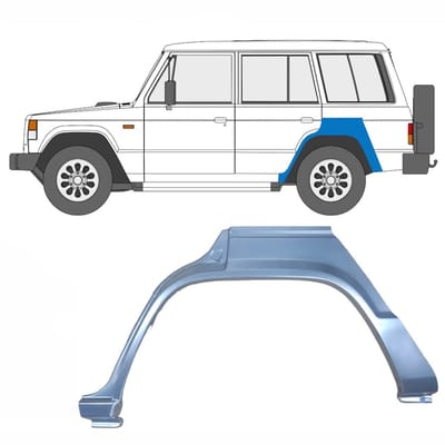 Reparatiepaneel achterspatbord voor Mitsubishi Pajero 1982-1992 / Links