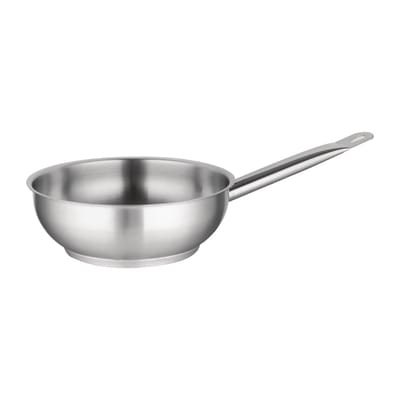 Conische RVS Sauteuse - 24cm - Vogue M923 - Horeca & Professioneel