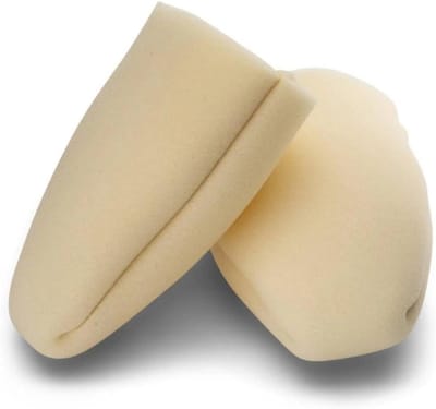 Schuim Wax Applicator - Vinger Applicator - Auto Polijsten - Handgenaaid Schuim - 110 ppi Schuim - Zwart