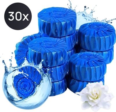 K&G Toiletblokjes Inbouwreservoir - Gardenia - 30 Stuks - Stortbak WC Blokjes