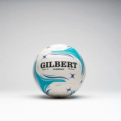 Gilbert Netball Phoenix Match Ball - Size 5 - Teal