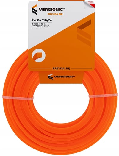 Vergionic - Kwadratische Trimmerlijn - 3,0mm - 15m - Nylon