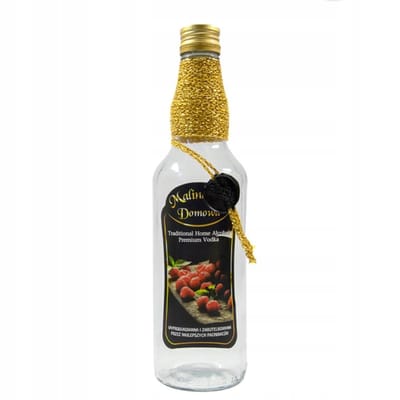 Bimberek - Decoratieve Fles - 500ml - Sterk Glas - Met Zakdop