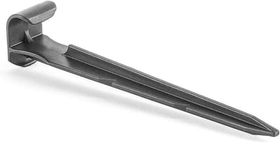Slangankers - Bevestigingsankers - Tuinirrigatie - Plantvriendelijk UV-bestendig - 18 cm lengte - Zwart