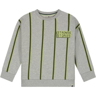 Stains & Stories peuter trui Grey Melee Light 92 heren