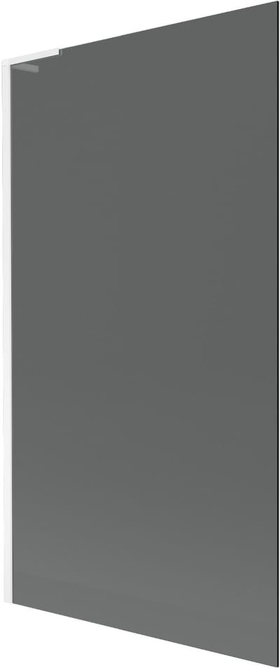 Mexen Next L badwand 1-delig 100 x 150 , grafiet, wit - 895-100-000-03-40-20