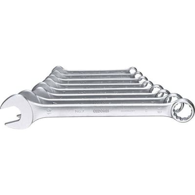 Gedore 6092850 7-080 Ring-steeksleutelset 8-delig Sleutelbreedte (metrisch) 8 - 19 mm
