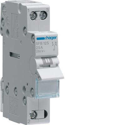 Hager SFB Inbouwschakelaar Modulair - SFB125 - E2SHB
