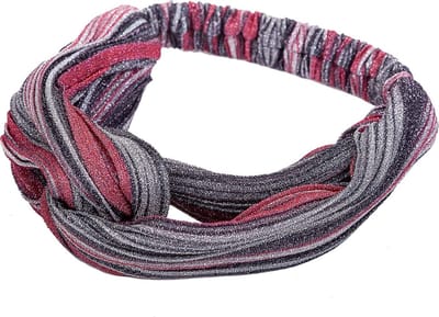 Juleeze Haarband Dames Rood Synthetisch Gestreept
