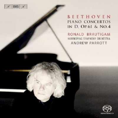 Ronald Brautigam, Nörrkoping Symphony Orchestra, Andrew Parrott - Beethoven: Piano Concertos in D Op.61 & No.4 (SACD)