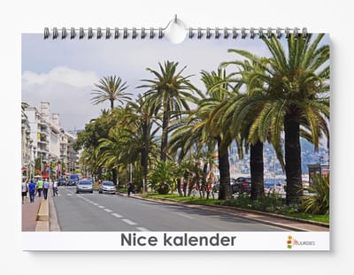 Nice kalender XL 35 x 24 cm | Verjaardagskalender Nice | Verjaardagskalender Volwassenen