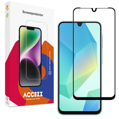 Accezz Screen Protector - Geschikt voor Samsung Galaxy A16 (4G) / A16 (5G) / A17 (5G) / A26 / A17 (4G) - Gehard Glass Full Cover
