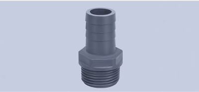 Dailygoody - Pagoda Connector - UPVC Fittingen voor Irrigatie - Grijs - 1 Stuk