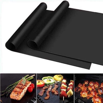 Tools4grill XXL BBQ / Oven / grill bakplaat matten premium teflon 40x60cm 2 stuks