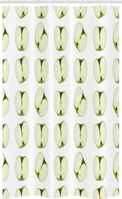 ABAKUHAUS douchegordijn – Appelgroen 120x180 cm – Stof, waterafstotend
