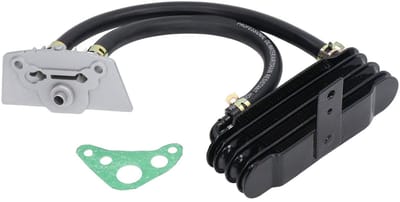 Allecto - Transmissie Oliekoeler - Motoroliekoeler voor 50-150cc Motorfiets - Snel Afkoelend - Metalen - Vermindert Motorbelasting - Geschikt voor ...