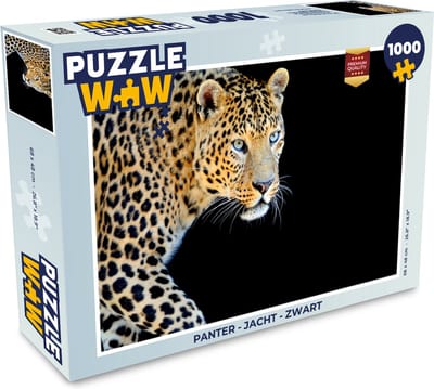 Puzzel Panter - Jacht - Zwart - Legpuzzel - Puzzel 1000 stukjes volwassenen