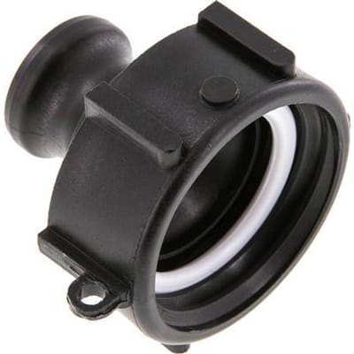 Camlock DN 25 (1'') Koppeling PolypropyleenS 60 x 6 met IBC-connector Type A MIL-C-27487