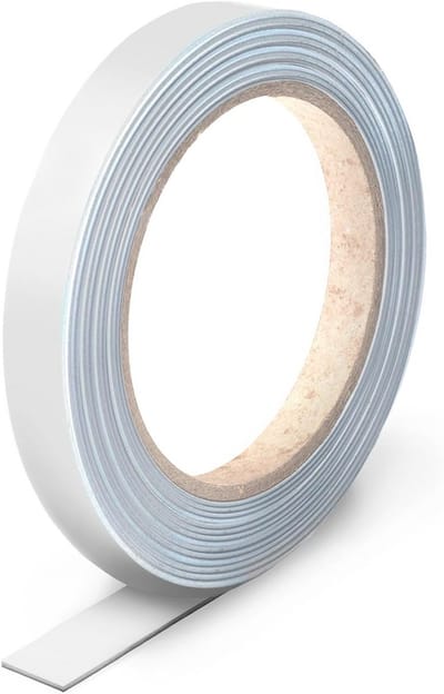 SnelShoppen - Magstick Zelfklevende Stalen Strip Magneetsteun 12 mm x 5 m - Sterke Magneetstrip voor Keuken, Kantoor, Hobby en Creatieve Projecten