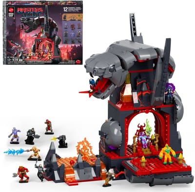 Mattel Masters of the Universe Mattel Brick Shop Construction Set Snake Mountain Construction kits
