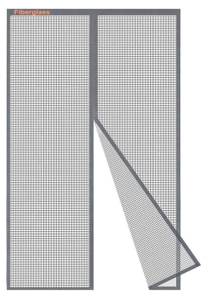 Magnetisch Vliegengordijn Deur 95x220cm - Glasvezel Hordeur Voor Balkondeur, Woonkamer