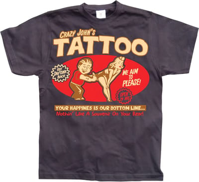 Hybris Crazy John's Tattoo T-shirt SH-1-11071-LFH3-6