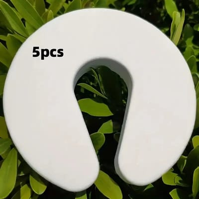 5 stuks zachte schuim deurstopper - wit - multifunctioneel - 1.5 cm x 9.5 cm