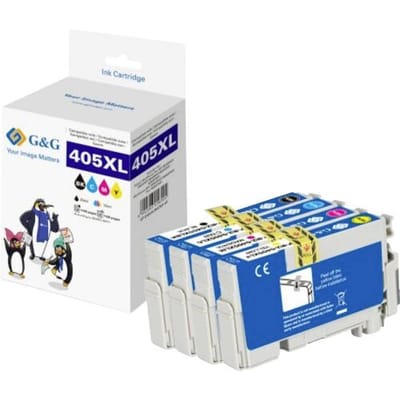 G&G Inktcartridge Compatibel Zwart, Cyaan, Magenta, Geel GP-E405XLBKCMY-4P