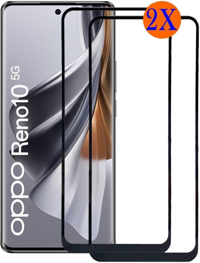 Sanmai Screenprotector - Oppo Reno 10 Pro 5G Screenprotector Glas Temperde Glas - Oppo Reno10 Pro Screen Protector Glas Gehard- 2 STUKS