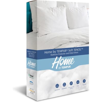 Home by TEMPUR® matrasbeschermer Wit 140 x 210 x 25 cm – waterdicht – verkoelend – anti huisstofmijt – cooling TENCEL