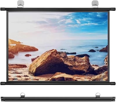 Projectiescherm - Beamer scherm - Thuisbioscoop creëren - Kreukvrij materiaal - 72 inch - Wit