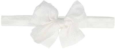 Haarsoires Haarband Sierband - Strikje - Baby - Wit