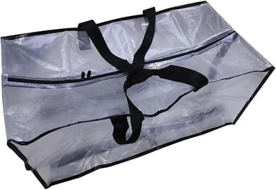 Opbergzakken - Reistassen - Verhuizen en Opslag - Extra Groot - 73 cm - Transparant