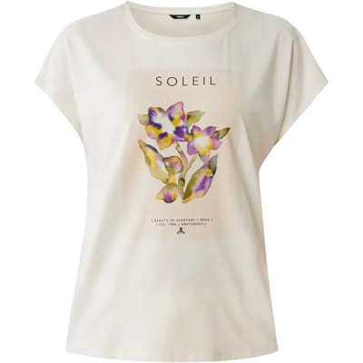 T-shirt bloemen aquarel vrouw Mexx