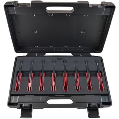 KS Tools 154.0175 NKW-ontgrendelingsgereedschapsset voor de meest gangbare verbindingen, 8-delig