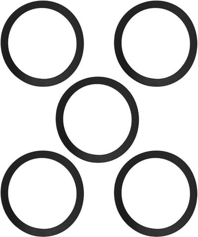 Dailygoods- Tankdoppakking Set van 5 - Nitril Rubber - 56mm/46mm/2mm - Geschikt voor Motorfiets - Brandstofdicht - Duurzaam en Weerbestendig - Tankdop