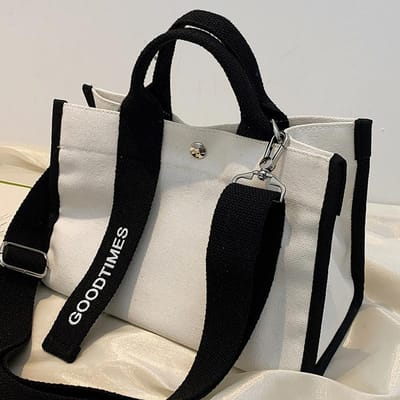 Canvas Tas Dames Ins Stijl Niche Ever 100% Zebrapatroon High-end Knappe Enkele Schouder Crossbody Tas gray