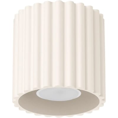 Sollux Lighting Plafondlamp Aura - GU10 - beige - aluminium - 10x10x10cm