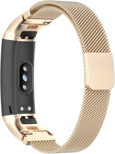 Milanees bandje - geschikt voor Huawei Honor Band 4 / Honor Band 5 - champagne