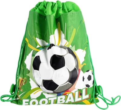 Voetbalrugzak Kinderen - Sporttas Opvouwbaar - Sport Training - Verstelbare Banden - 34 x 27 cm - Groen