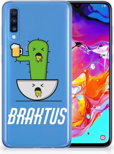 Samsung Galaxy A70 Telefoonhoesje met Naam Braktus