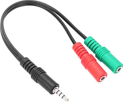 Speedlink TRAX - Headset Adapter - Universeel - 2X 3,5mm-Jackplug