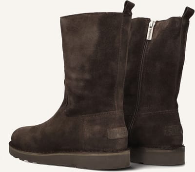 Shabbies Palissa Mia High Zip Boots Dames - Bruin - Maat 36