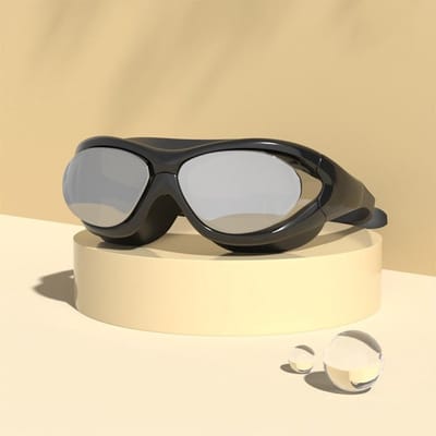 Zwemgoggles met Gezichtssterkte (-0 tot -9.0), Zacht Zitting, Duidelijk Zicht en Duurzame Antivog voor Zwembad, Meer en Zee