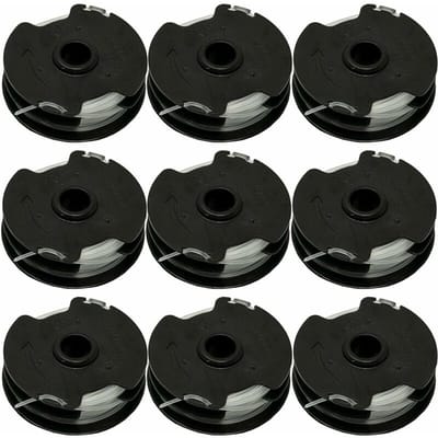 Geschikt voor Set van 9 vervangingsspoelen voor Parkside PRTA 20 Li C3 snoerloze bosmaaier IAN351753