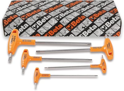 Set van 5 Metrische Inbussleutels RVS / Inbus Sleutels 2.5mm - 6mm
